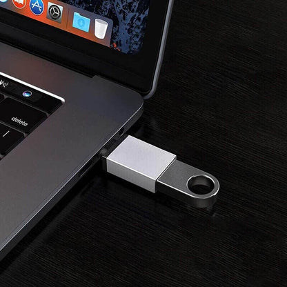 USB Type-C to USB 3.0 Adapter OTG Converter for Phone Tablet Laptop - Rose Gold