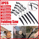 Folding Outdoor Hand Saw Portable Quick Cutting Pruning Garden Tree Logging Tool - 180mm - Mekamart Australia