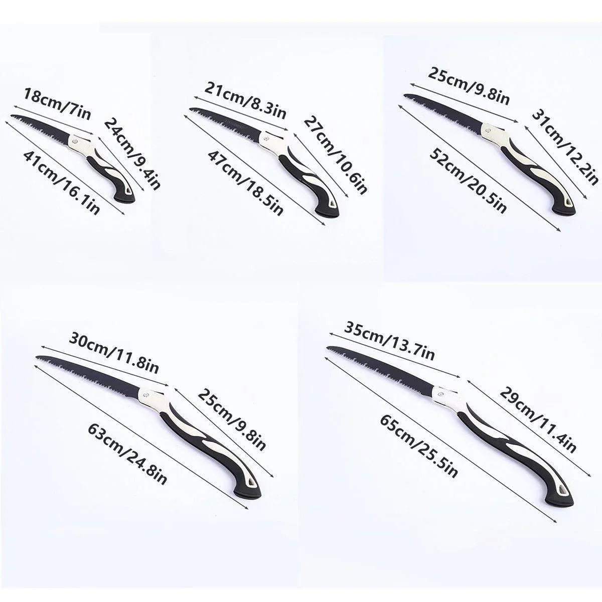 Folding Outdoor Hand Saw Portable Quick Cutting Pruning Garden Tree Logging Tool - 180mm - Mekamart Australia