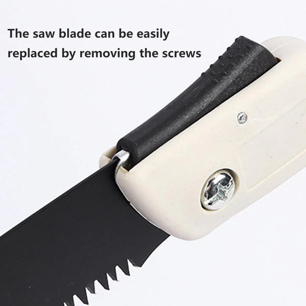 Folding Outdoor Hand Saw Portable Quick Cutting Pruning Garden Tree Logging Tool - 180mm - Mekamart Australia