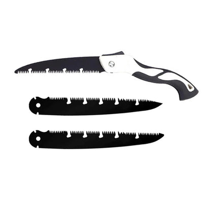 Folding Outdoor Hand Saw Portable Quick Cutting Pruning Garden Tree Logging Tool - 180mm - Mekamart Australia