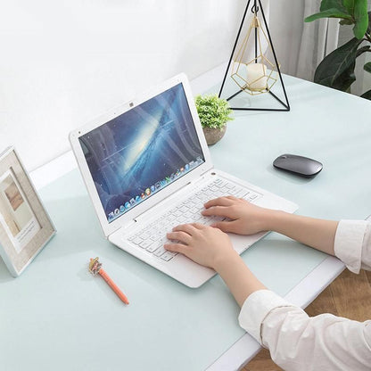 Large Leather Gaming Mouse Pad Waterproof Desk Keyboard Mat 120 x 60cm - Light Blue