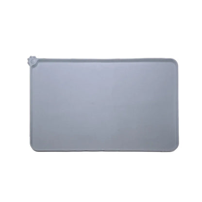 Silicone Pet Mat Spill-Proof Easy to Clean Mat for Pets Dog Food Placemat - 55x38cm