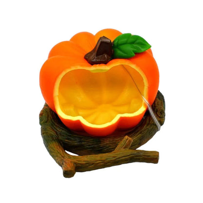 Parrot Feeding Bowl Fruit Shaped Water Food Container Dish Cage Bird Feeder Cup - Pumpkin