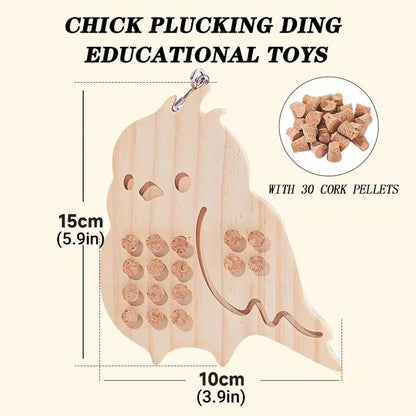 Parrot Toy Nibbling Relief Anti-Depression Puzzle Supplies for Bird Chewing Fun - Parrot Toys