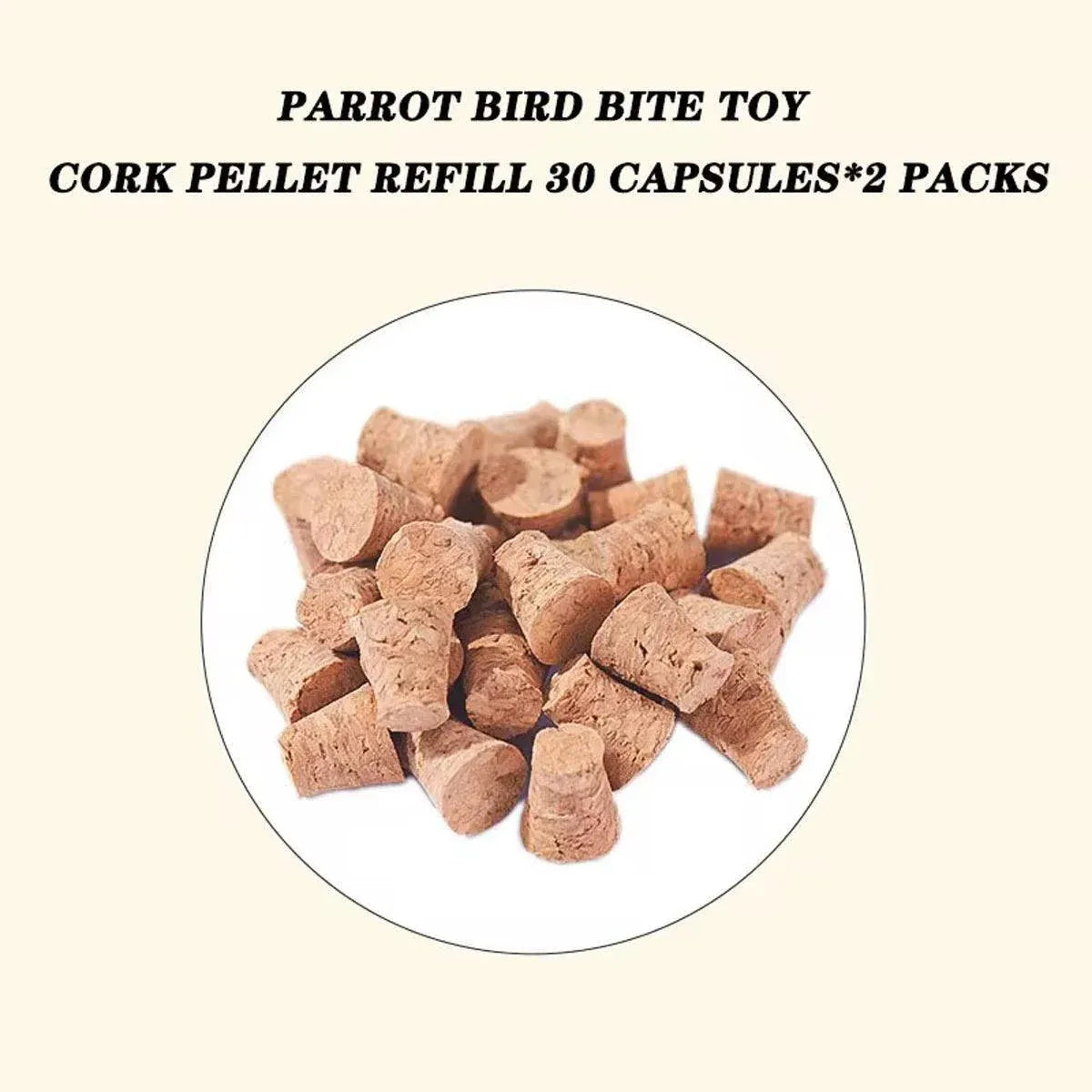 Parrot Toy Nibbling Relief Anti-Depression Puzzle Supplies for Bird Chewing Fun - Parrot Toys