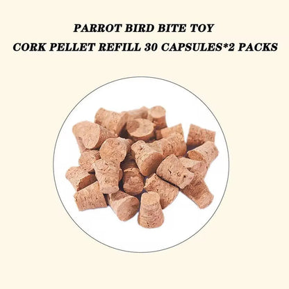 Parrot Toy Nibbling Relief Anti-Depression Puzzle Supplies for Bird Chewing Fun - Parrot Toys