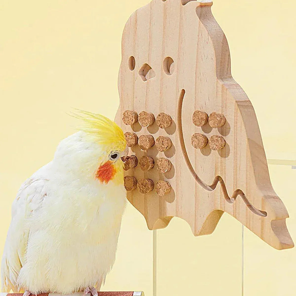 Parrot Toy Nibbling Relief Anti-Depression Puzzle Supplies for Bird Chewing Fun - Parrot Toys