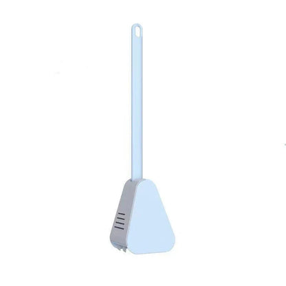 Golf Toilet Brush Long-Handled Toilet Brush Wall-Mounted Silicone Toilet Brush - Black - Mekamart Australia