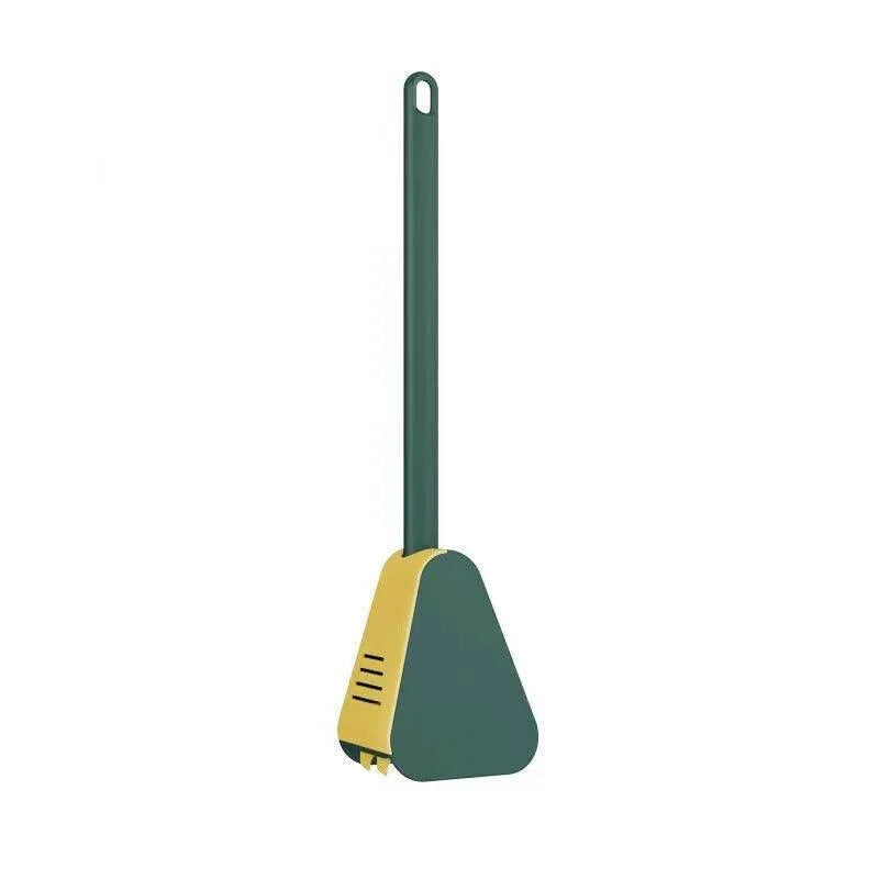 Golf Toilet Brush Long-Handled Toilet Brush Wall-Mounted Silicone Toilet Brush - Black - Mekamart Australia