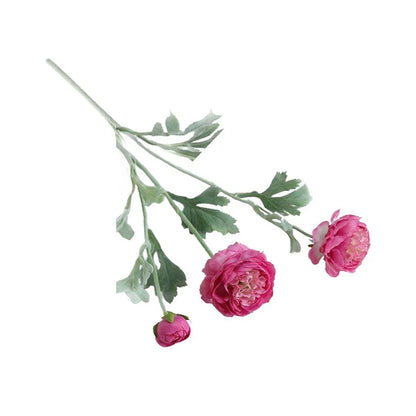 5pcs Artificial Peony Silk Flowers Bouquet Decor Faux Floral Arrangements - Champagne - Mekamart Australia