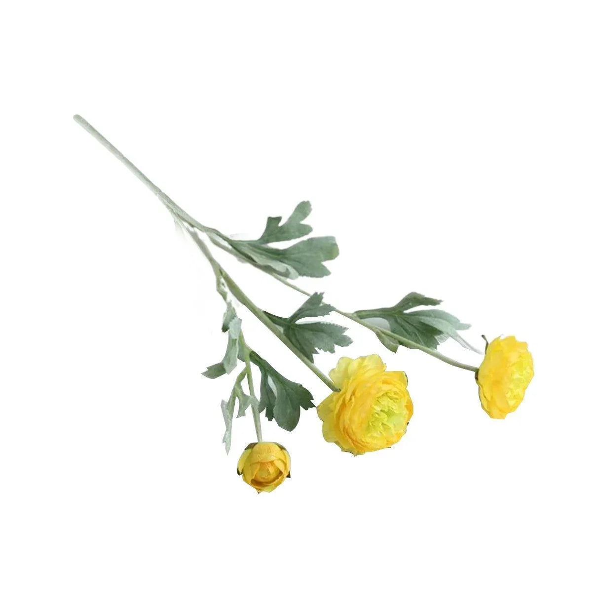 5pcs Artificial Peony Silk Flowers Bouquet Decor Faux Floral Arrangements - Champagne - Mekamart Australia