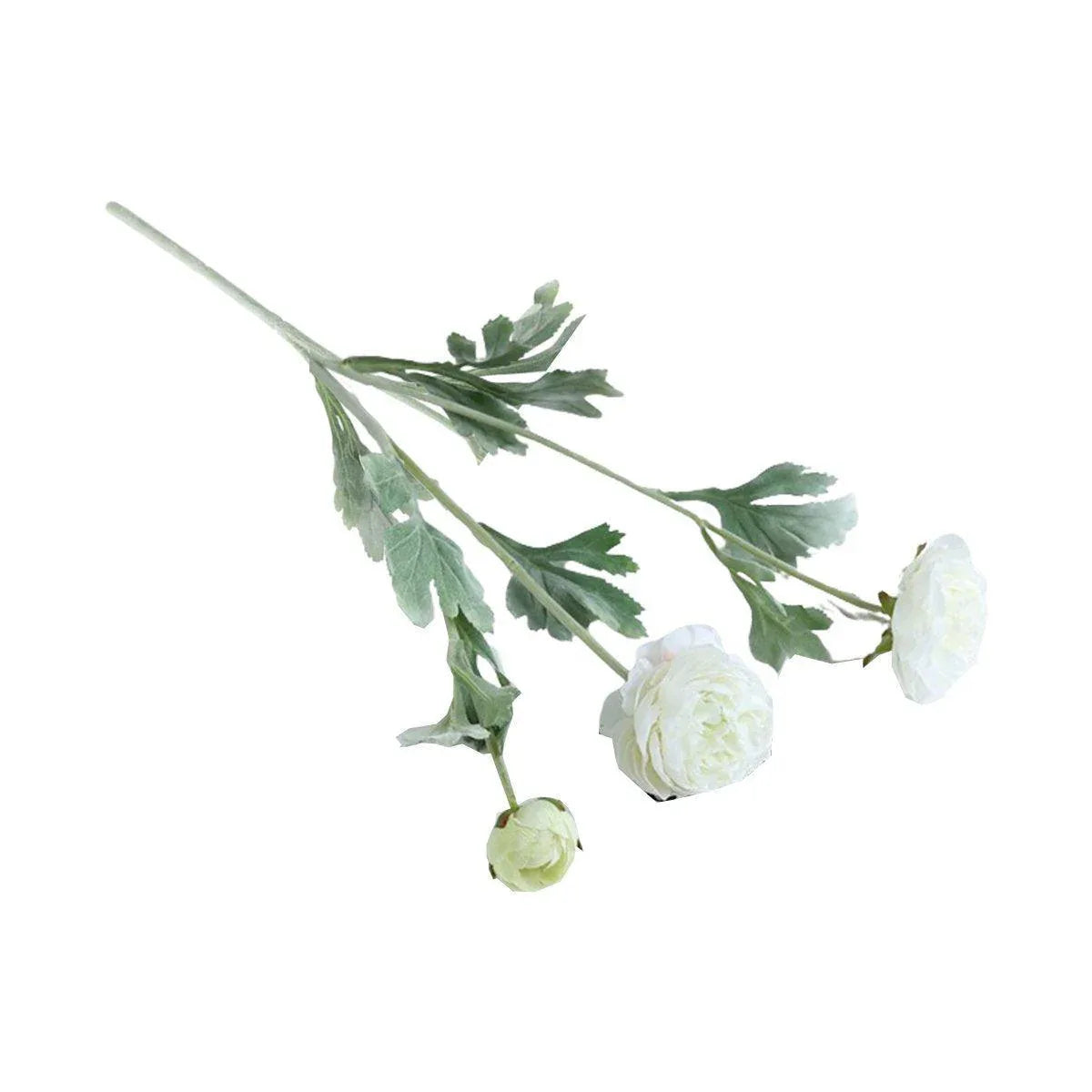5pcs Artificial Peony Silk Flowers Bouquet Decor Faux Floral Arrangements - Purple Red - Mekamart Australia