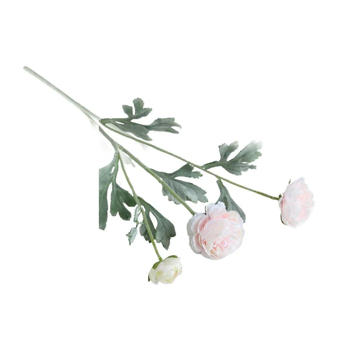 5pcs Artificial Peony Silk Flowers Bouquet Decor Faux Floral Arrangements - Purple Red - Mekamart Australia