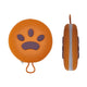 Pet Travel Feeding Bowl Set Portable Foldable Dog Cat Food Water Dish Outdoor - Brown