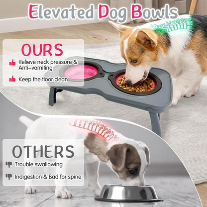 Portable Pet Water and Food Bowl for Cats and Dogs Travel Feeding Dish Bowl