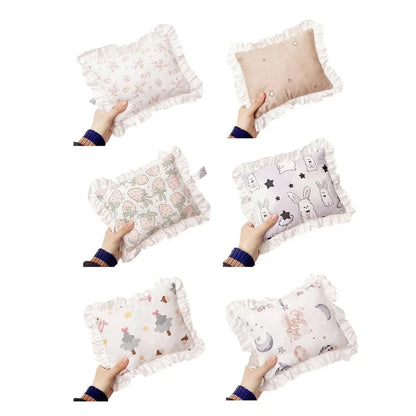 Lace Cat Pillow Soft Pet Cushion for Sleeping Comfortable Kitty Bed Cushion - White Strawberry - Mekamart Australia