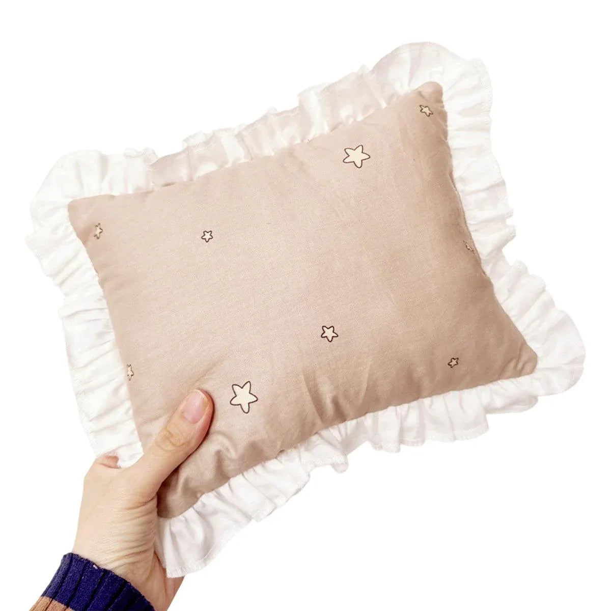 Lace Cat Pillow Soft Pet Cushion for Sleeping Comfortable Kitty Bed Cushion - White Strawberry - Mekamart Australia