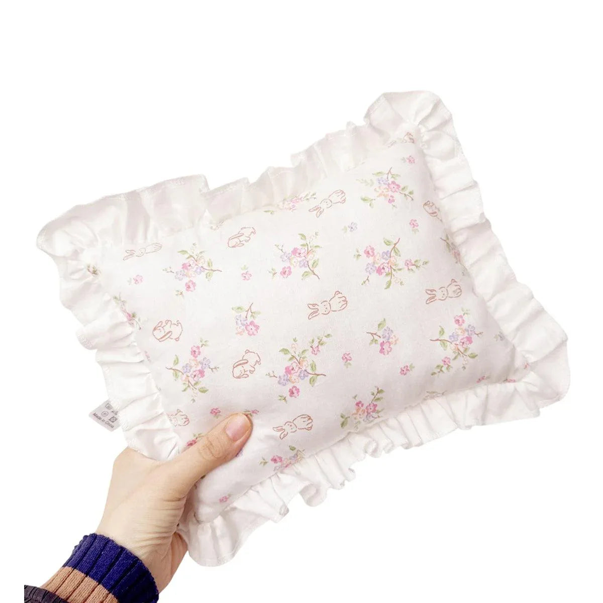 Lace Cat Pillow Soft Pet Cushion for Sleeping Comfortable Kitty Bed Cushion - White Moon - Mekamart Australia