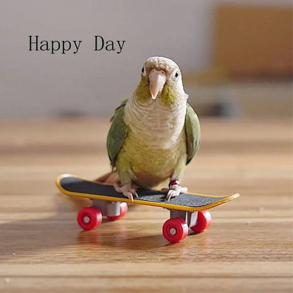 2pcs Parrot Finger Scooters Toys Interactive Parrot Play Scooter Set for Birds - Basic Model