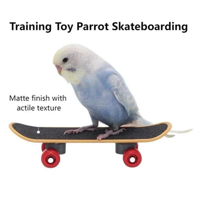 2pcs Parrot Finger Scooters Toys Interactive Parrot Play Scooter Set for Birds - Basic Model