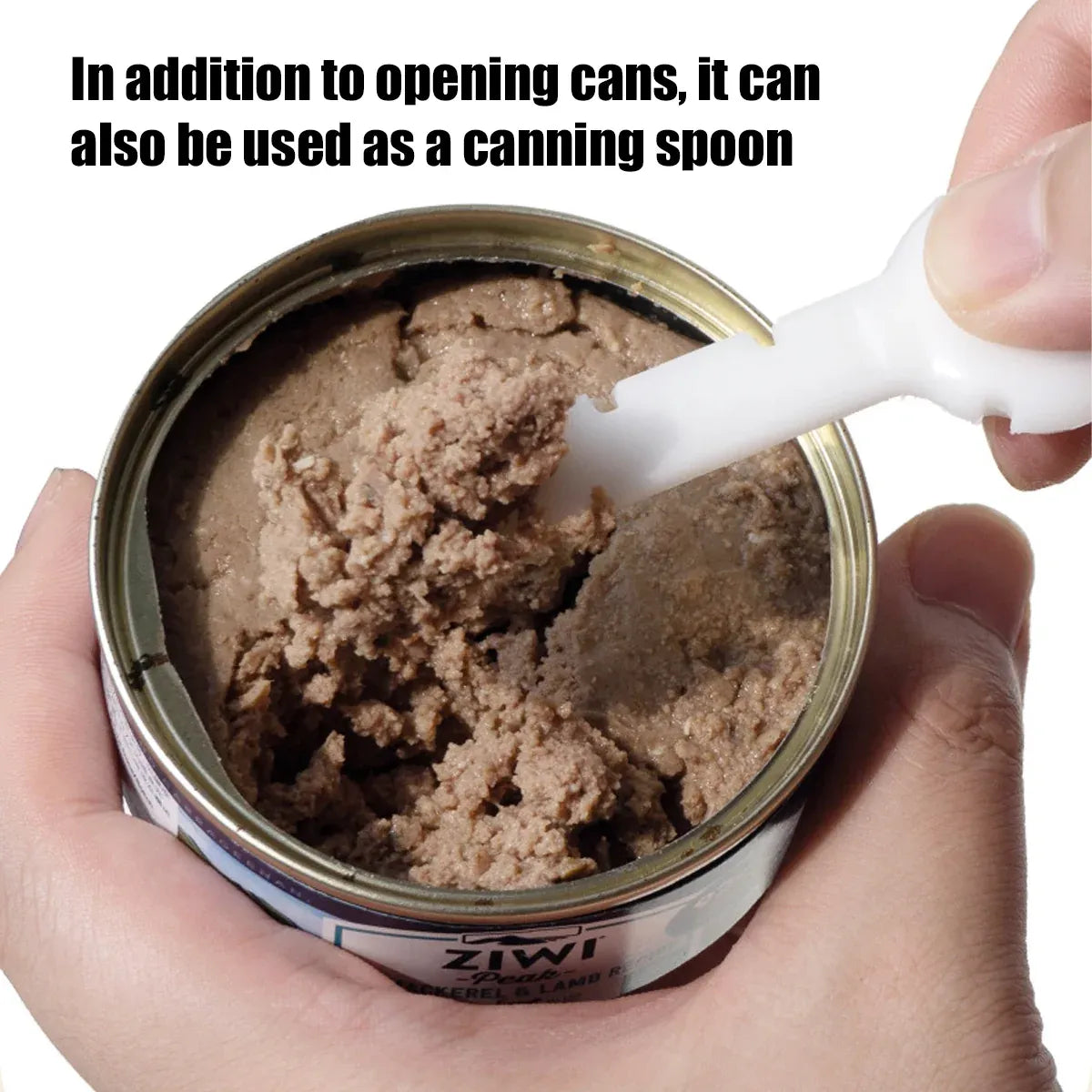 Pet Food Spoon Multifunctional Can Spoon Dog Shovel Ice Cream Cat Spoon Safe - Green