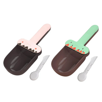 Pet Food Spoon Multifunctional Can Spoon Dog Shovel Ice Cream Cat Spoon Safe - Pink