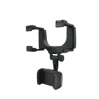 Rear View Mirror Phone Holder 360 Degree Rotation Car Mount for Smartphone