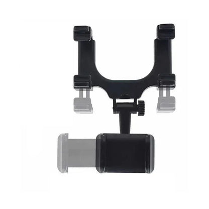 Rear View Mirror Phone Holder 360 Degree Rotation Car Mount for Smartphone