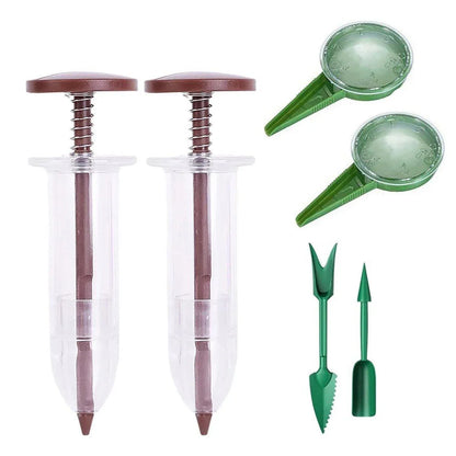 6PCS Garden Seeder Set Mini Seed Planting Tools Manual Seeder for Gardening - Coffee - Mekamart Australia
