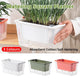 Balcony Vegetable Pot Planter Lazy Self Priming Flower Pot for Indoor Gardening - Pink - Mekamart Australia