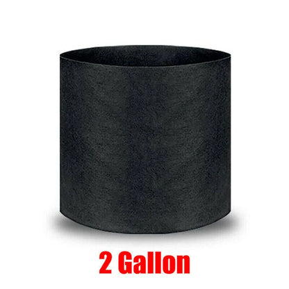 10 Pack Breathable Fabric Plant Grow Pots 2 to 20 Gallon Sizes - 20 Gallon-10PCS - Mekamart Australia