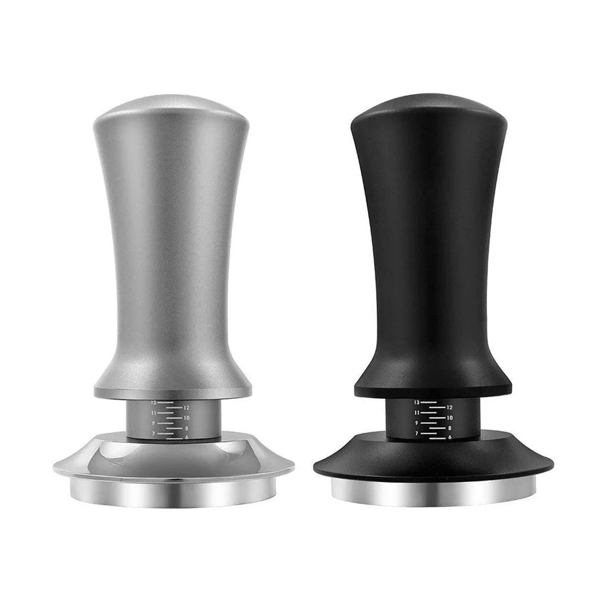 Adjustable Coffee Tamper with Scale Constant Pressure Espresso Powder Press Tool - Silver-58mm - Mekamart Australia