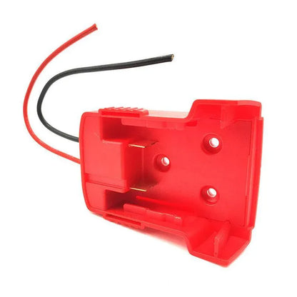 Diy For Milwaukee M18 Xc 18V Diy Project Battery Adapter/Base Power 2 Wirings - Black