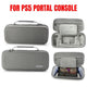 For PS5 Portal Handheld Zipper Hard Case Portable Storage Bag Travel Carrying