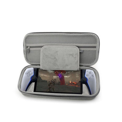 For PS5 Portal Handheld Zipper Hard Case Portable Storage Bag Travel Carrying