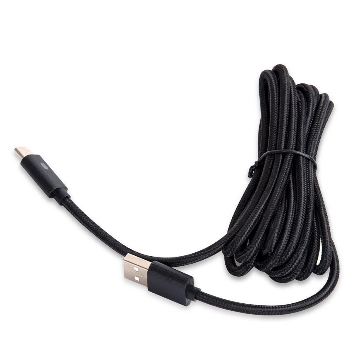 For PS5 Controller 3M USB Type-C Braided Fast Charging Cable for PS5 NS PRO