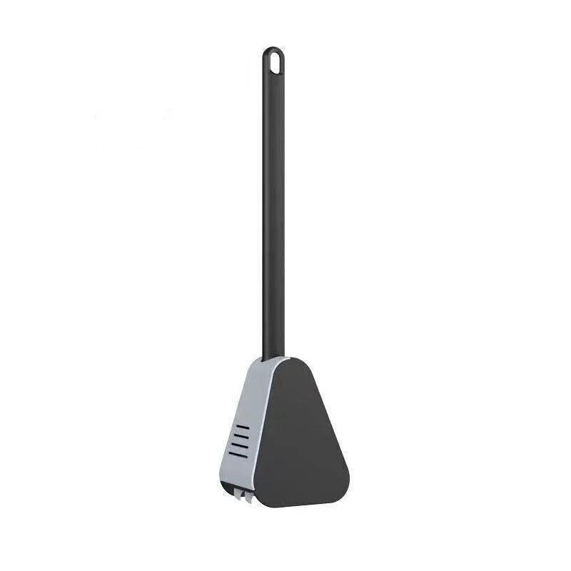 Golf Toilet Brush Long-Handled Toilet Brush Wall-Mounted Silicone Toilet Brush - White - Mekamart Australia