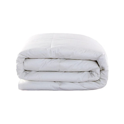 Luxury Hotel Quilt Core – Soft Microfiber Down Alternative Comforter for All Seasons - 210x210cm-Cotton - Mekamart Australia