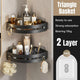 Bathroom Corner Shower Shelf Shampoo Soap Holder Rack Storage Organiser Caddy - Mekamart Australia