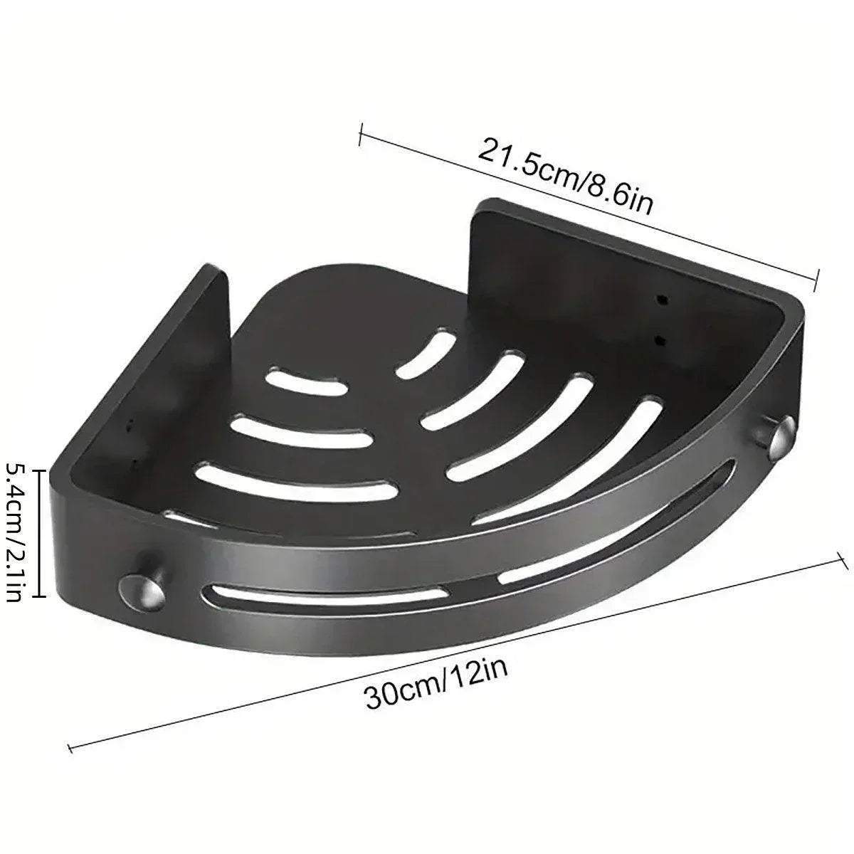 Bathroom Corner Shower Shelf Shampoo Soap Holder Rack Storage Organiser Caddy - Mekamart Australia