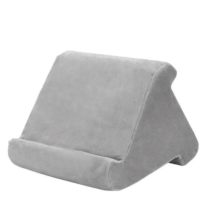 Tablet Pillow Stands For iPad Book Reader Holder Rest Laps Reading Cushion - Dark Blue