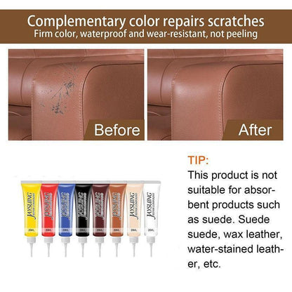 dvanced Leather Repair Gel Kit Filler for Sofa Auto Interior and Scratch Restoration - Cherry - Mekamart Australia