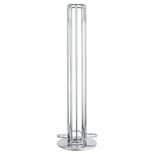 40 Capsules Rotating Coffee Pod Holder Rack for Nespresso Chrome Countertop Stand - Mekamart Australia