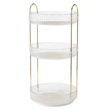 Rotating Cosmetic Organiser Home Storage Shelf Box for Makeup and Beauty Product - Green - Mekamart Australia
