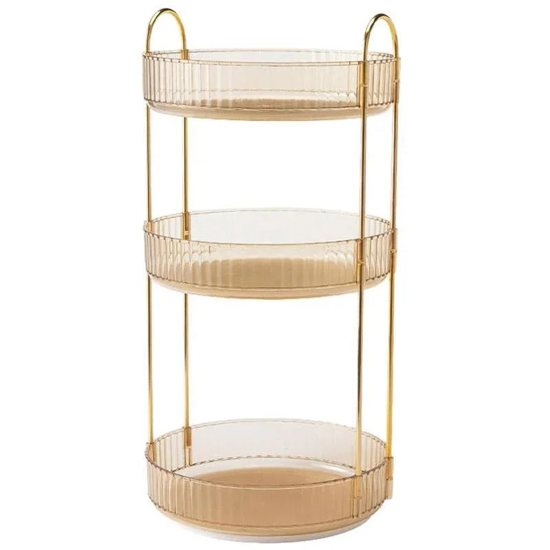 Rotating Cosmetic Organiser Home Storage Shelf Box for Makeup and Beauty Product - Green - Mekamart Australia