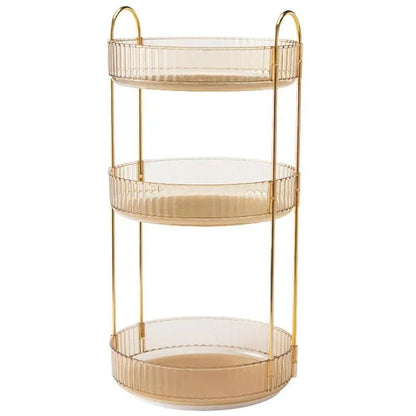 Rotating Cosmetic Organiser Home Storage Shelf Box for Makeup and Beauty Product - Green - Mekamart Australia
