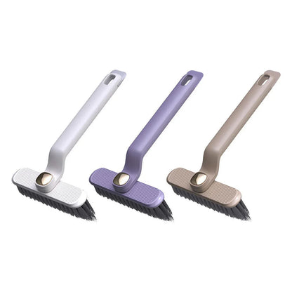 Multi-Functional Rotary Cleaning Brush Hard Bristle Slot Seam Wall Tile Brush - White - Mekamart Australia