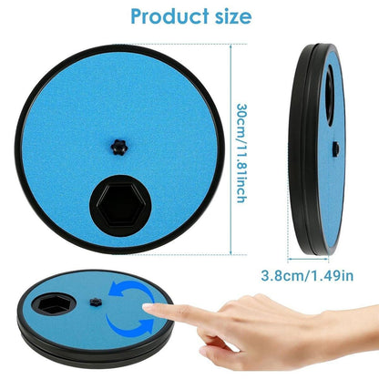 Rotating Pet Slow Feeder Toy Nail Sharpening Scraper for Cats and Dogs Supplies - Sandpaper*3
