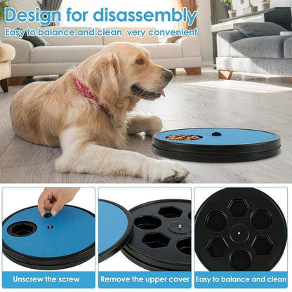 Rotating Pet Slow Feeder Toy Nail Sharpening Scraper for Cats and Dogs Supplies - Sandpaper*3